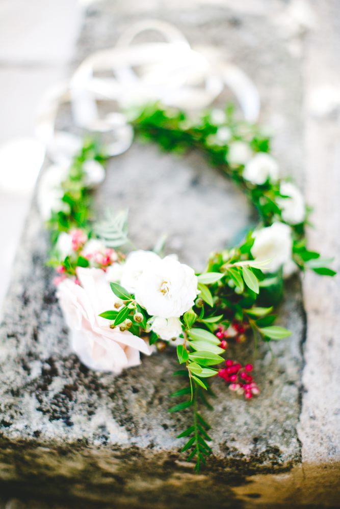 Wedding flower crown - Puglia LeccEventi wedding planner