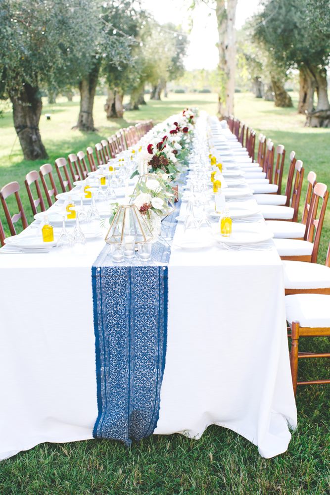 Bohemian Wedding in Puglia Italy - Imperial table - olive trees - LeccEventi wedding planner